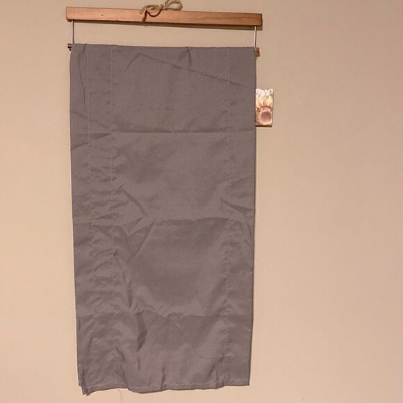 Grey Curtain  Valance - Picture 3 of 3